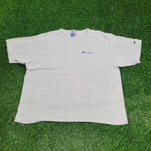 Vintage Y2K Champion Shirt Womens 2XL 26x26 Boxy Gray